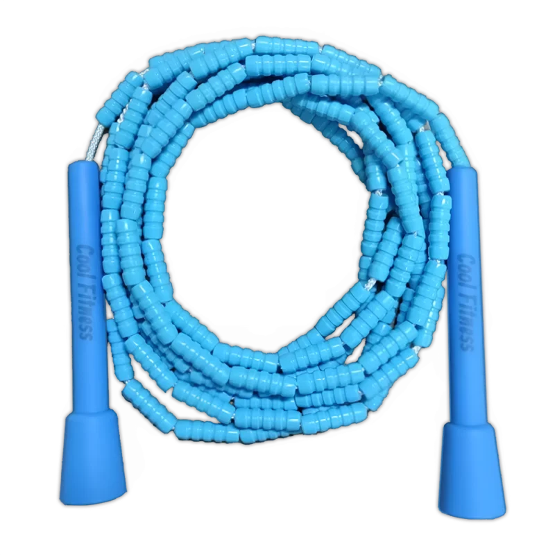 Skakanka Koralikowa dla Dzieci (Soft Beads) - Smurf Blue