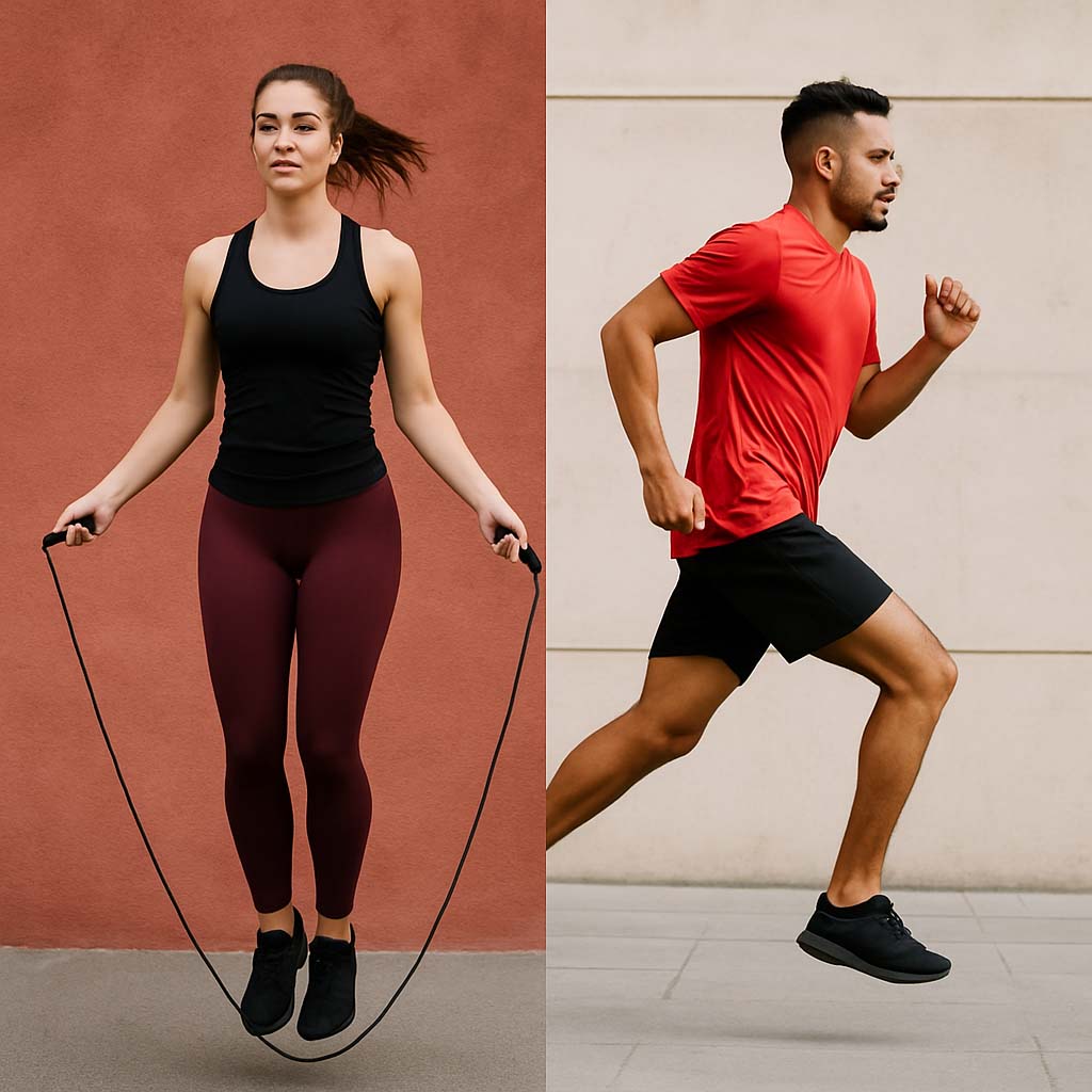Skakanka vs Bieganie — Co lepsze dla Twojej formy?