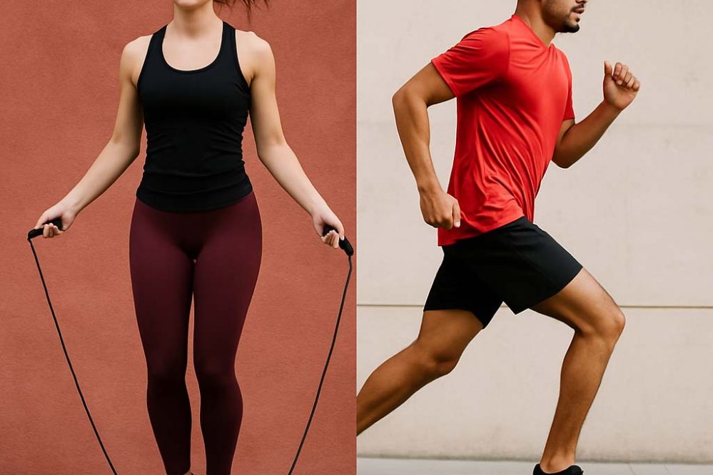 Skakanka vs Bieganie